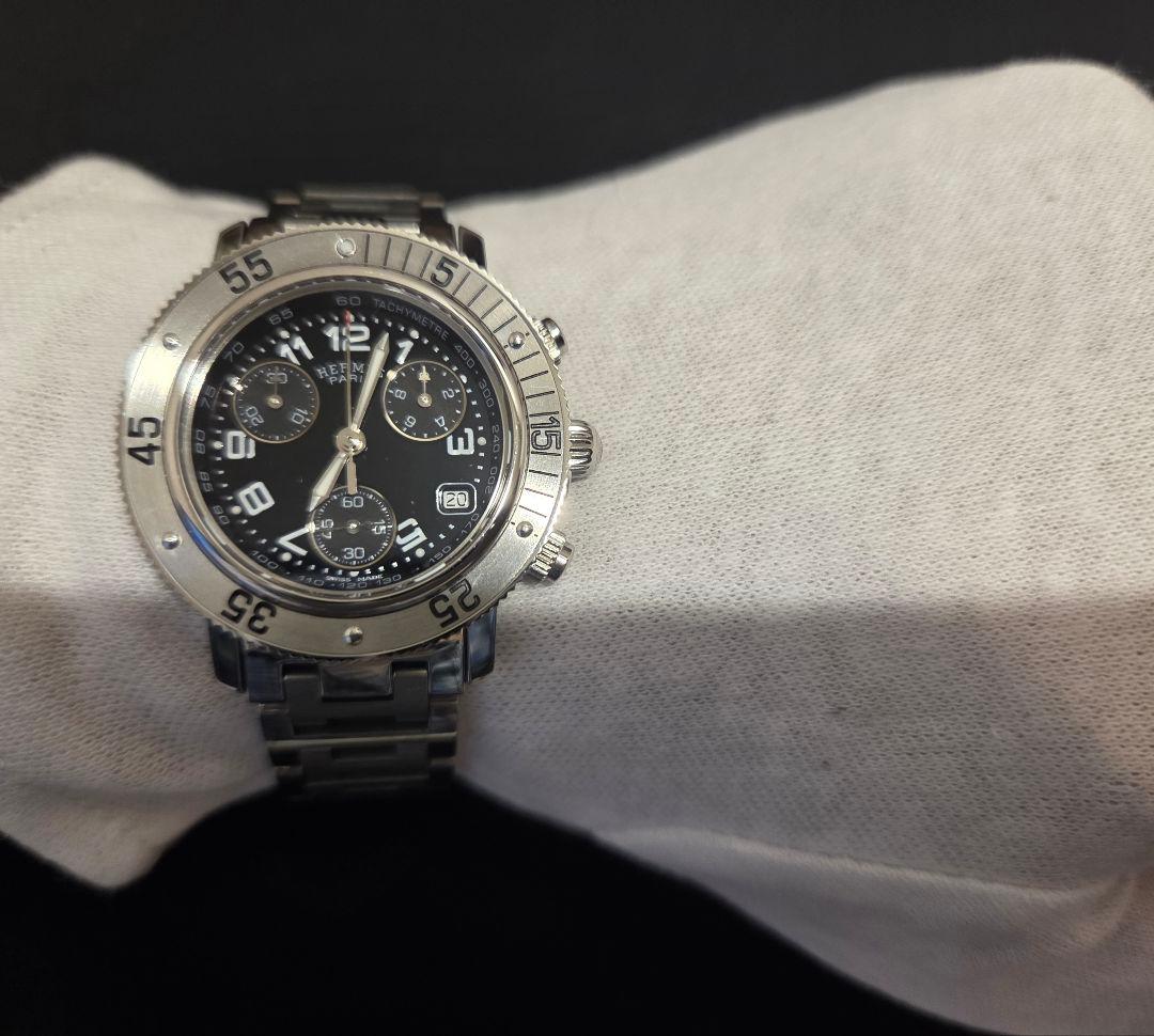 エルメス クリッパー クロノグラフCL2.310.330 / 3841 ブラック