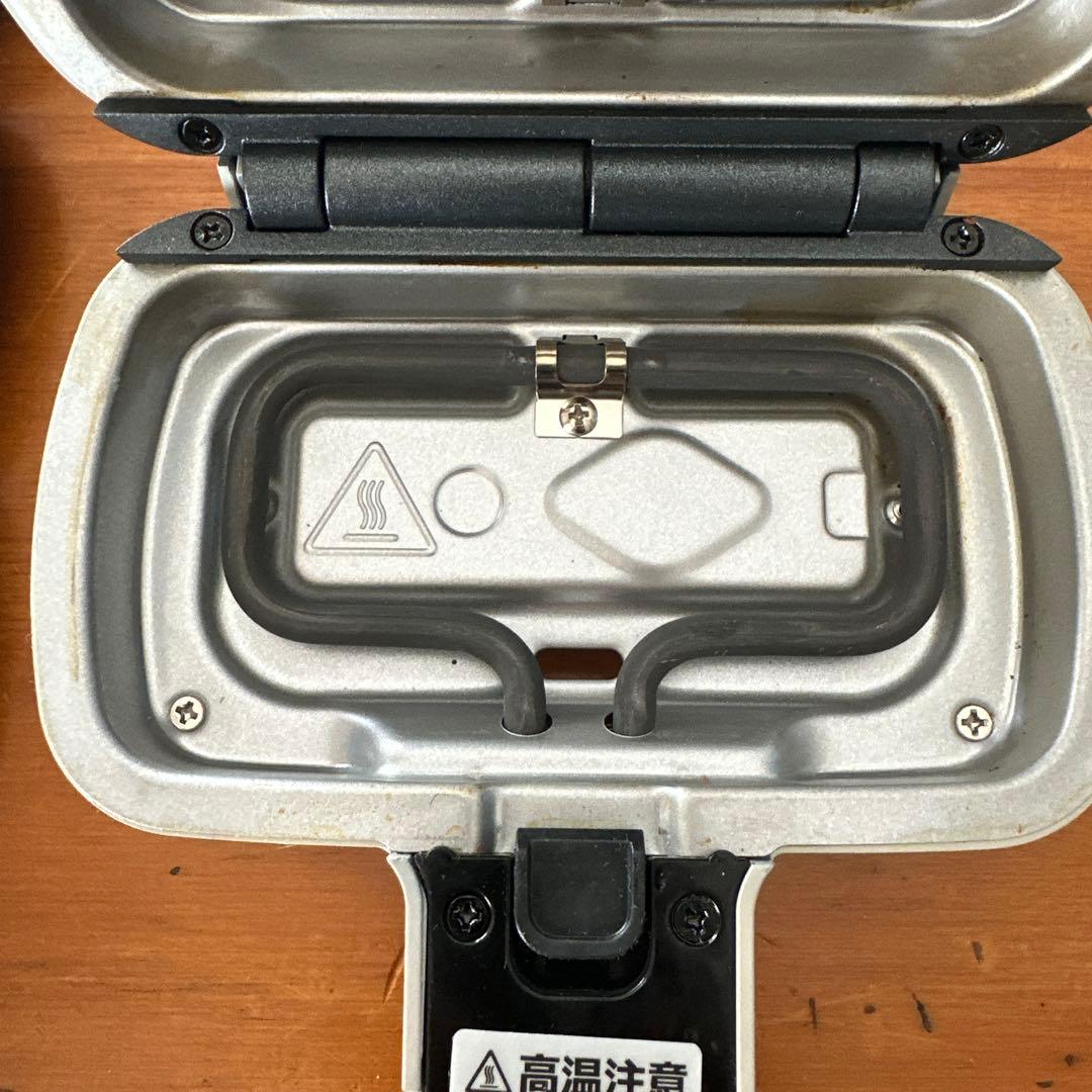 TOFFY ハーフホットサンドメーカー 別売マルチプレートとたいやきプレートつき