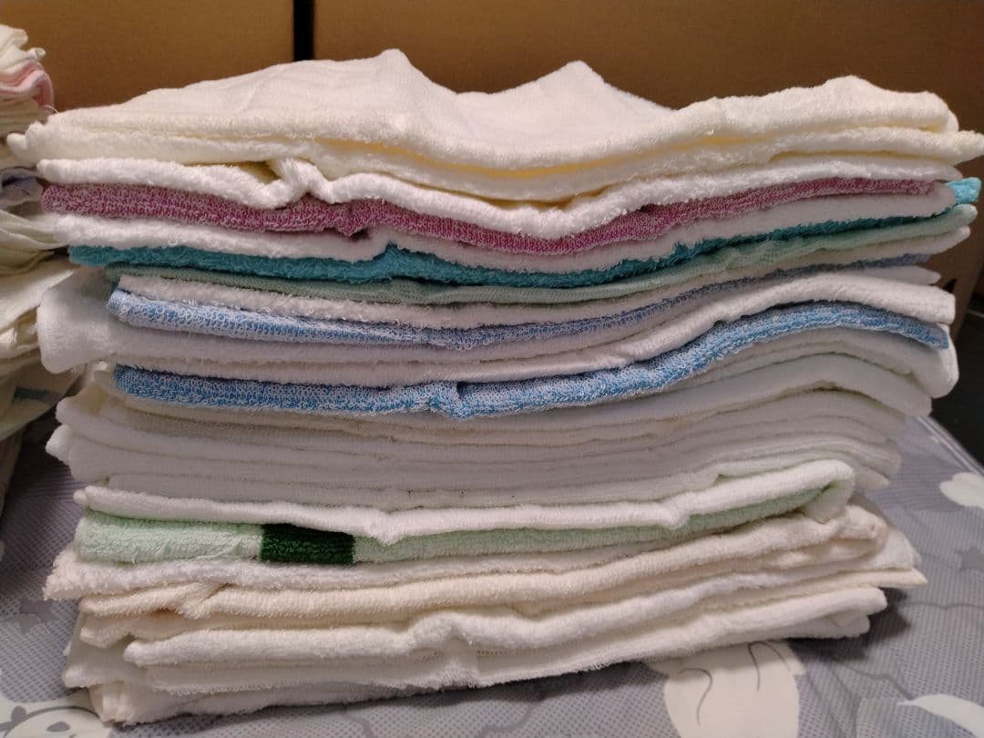 粗品タオル　フェイスタオル　120枚　まとめ売り