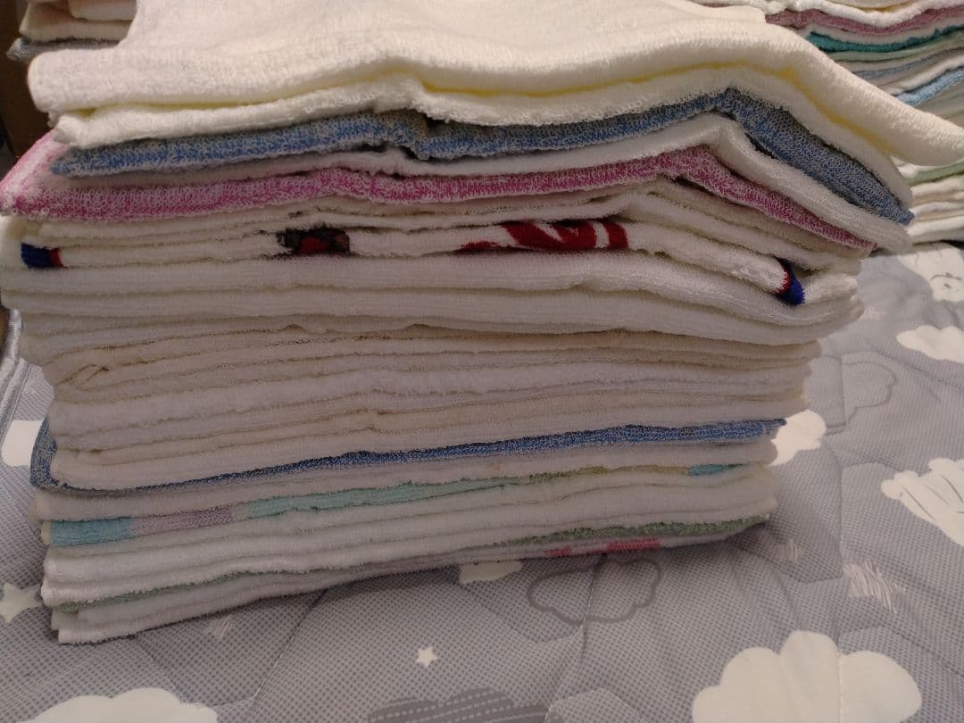 粗品タオル　フェイスタオル　120枚　まとめ売り