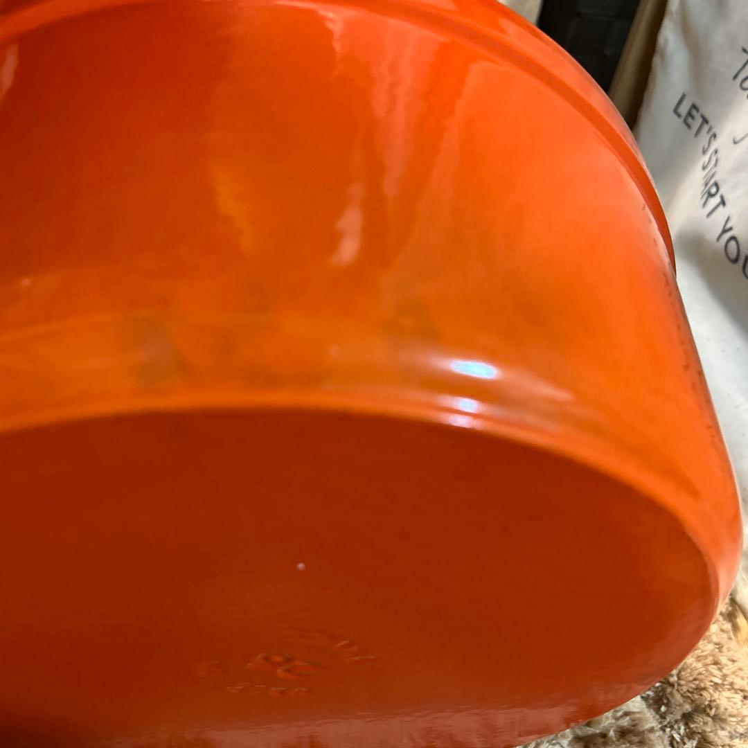 廃盤品 ストウブ staub ピコココット ラウンド 26cm オレンジ