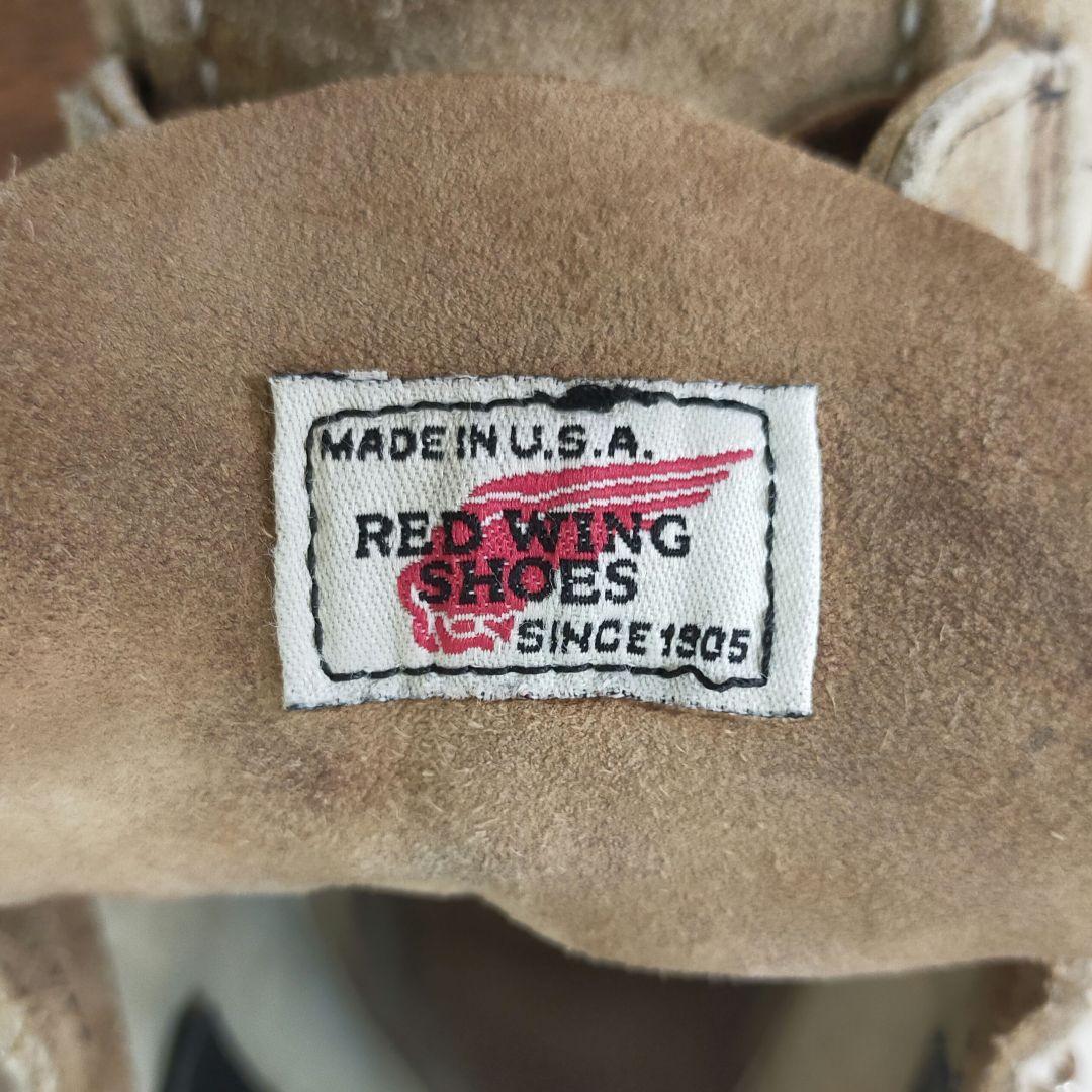 RED WING　8118　8D　刺繍羽根タグ　スーパーソール　ワークブーツ