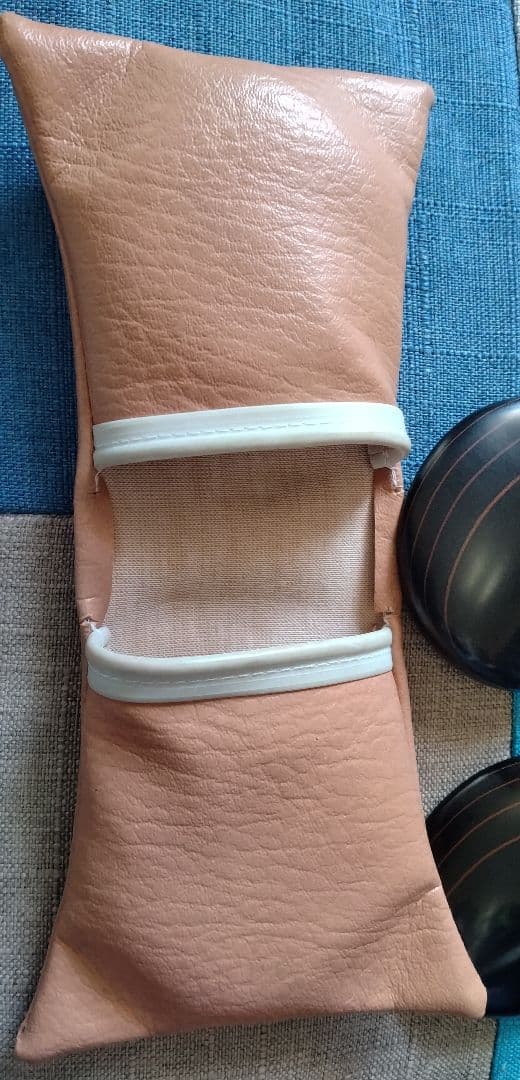 フラメンコ　カスタネット＜デルスール＞赤いラインが美しいベテアダ　フィブラ6号