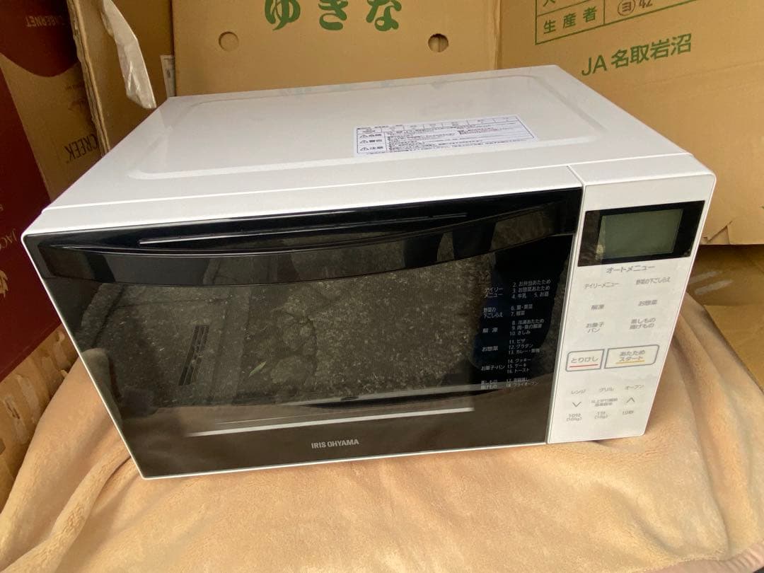 I59極美品 IRIS OHYAMA 2021年製 フラット オーブンレンジ