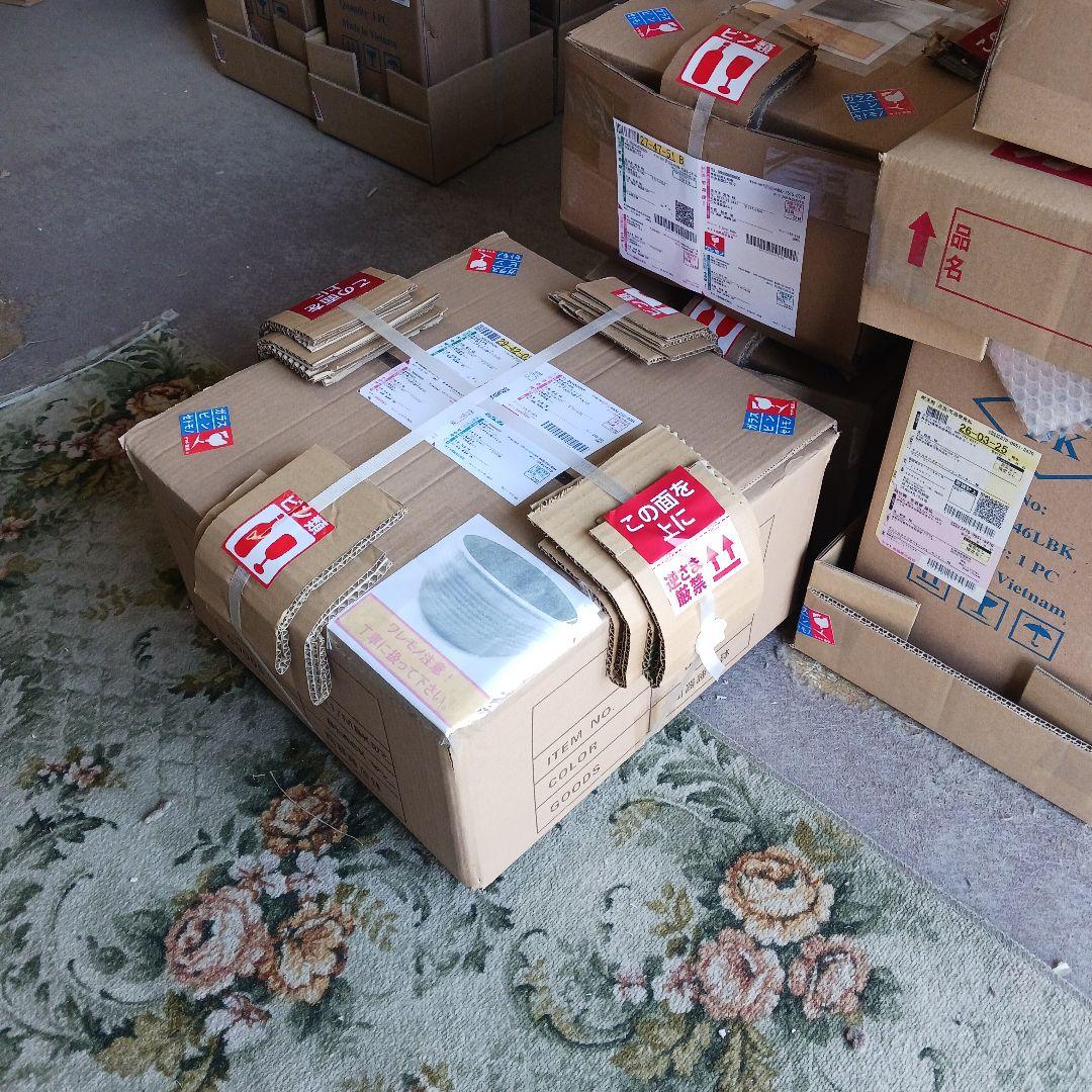 新品　∅50特大　陶器　睡蓮鉢　手造り　メダカ鉢　難有　ラピスブルー　青　LDB