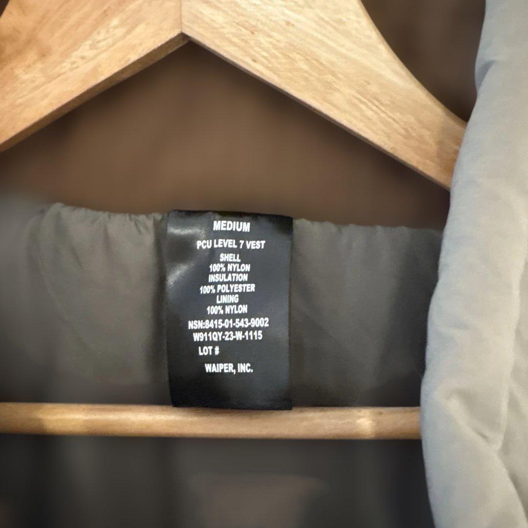 PCU LEVEL7A PRIMALOFT waiper WP1022米軍