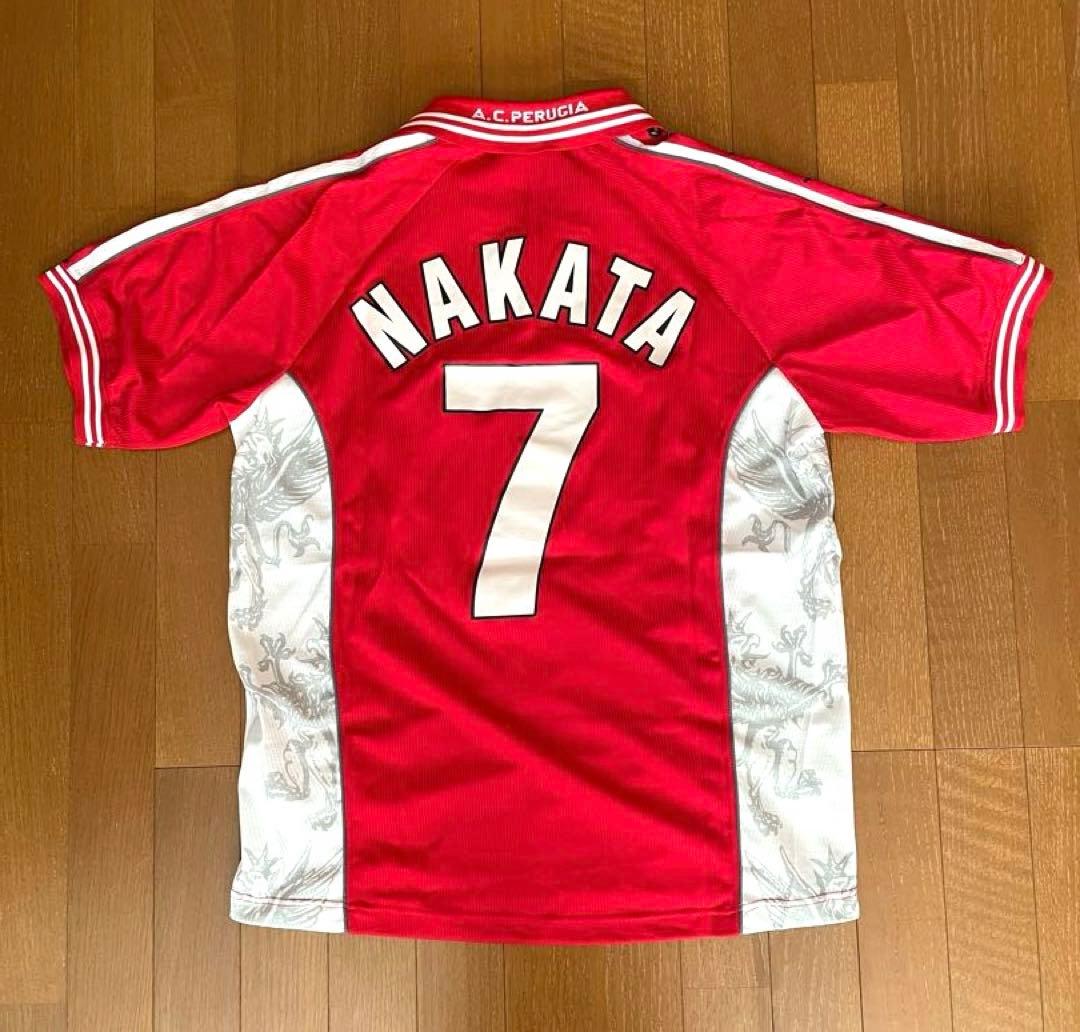 ペルージャ　中田　ユニフォーム　GALEX Mサイズ