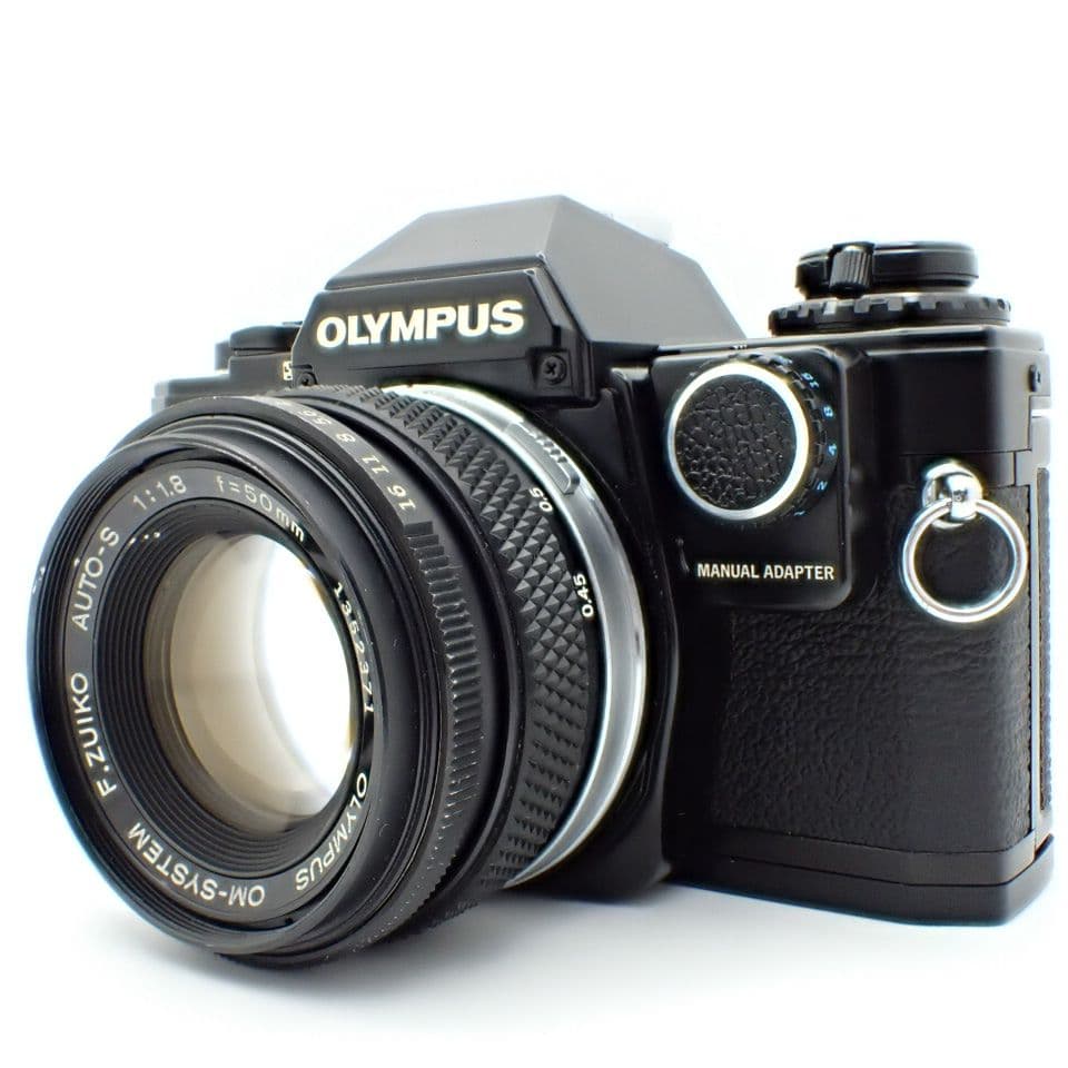 OLYMPUS OM-10&F.ZUIKO 50mm f1.8 Mアダプタ付