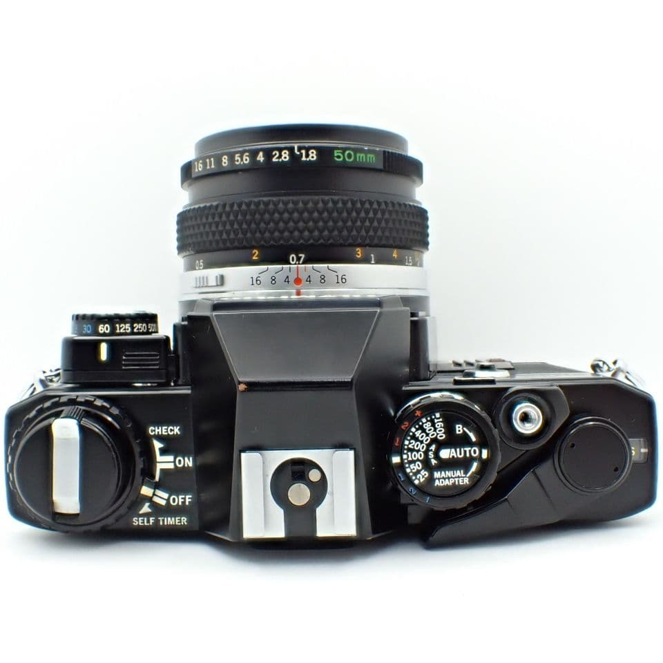 OLYMPUS OM-10&F.ZUIKO 50mm f1.8 Mアダプタ付