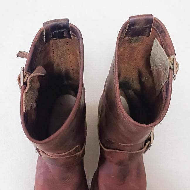 レッドウィング　エンジニアブーツ　オイルドレザー　ブラウン　２３㎝