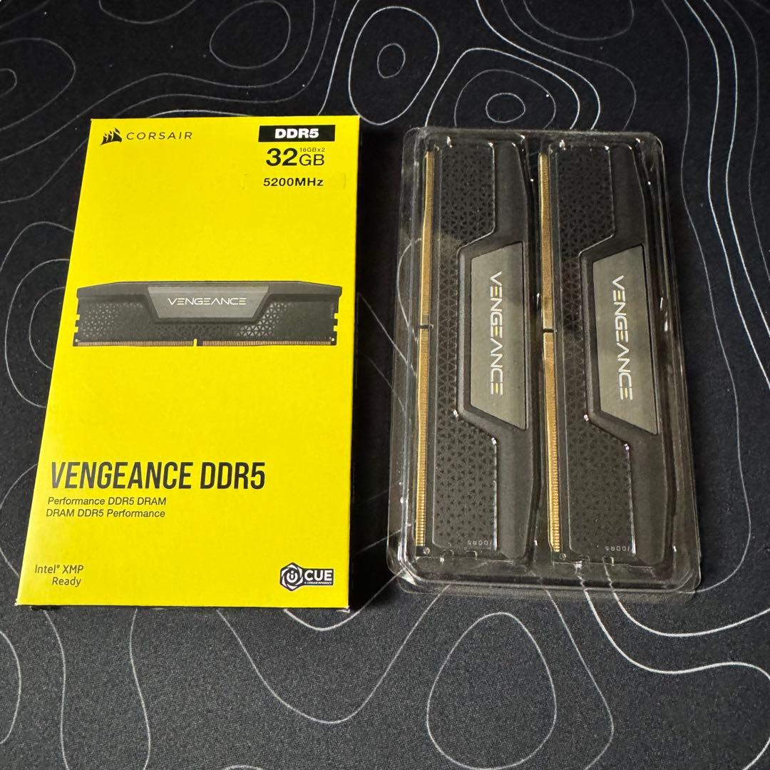 メモリー Corsair Vengeance DDR5 32GB 5200MHz