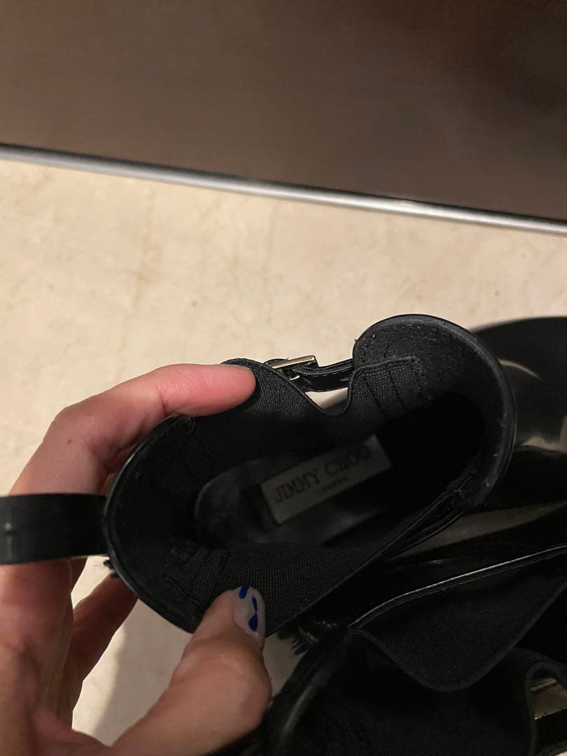 sジミーチュー　レイショートブーツ　レインシューズ　JIMMY CHOO