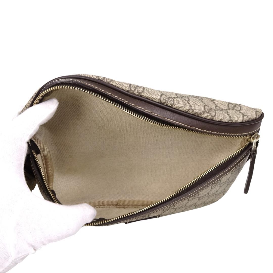 本物美品■グッチ■GGスプリーム/ベルトバッグ/ボディバッグ/ウエストバッグ