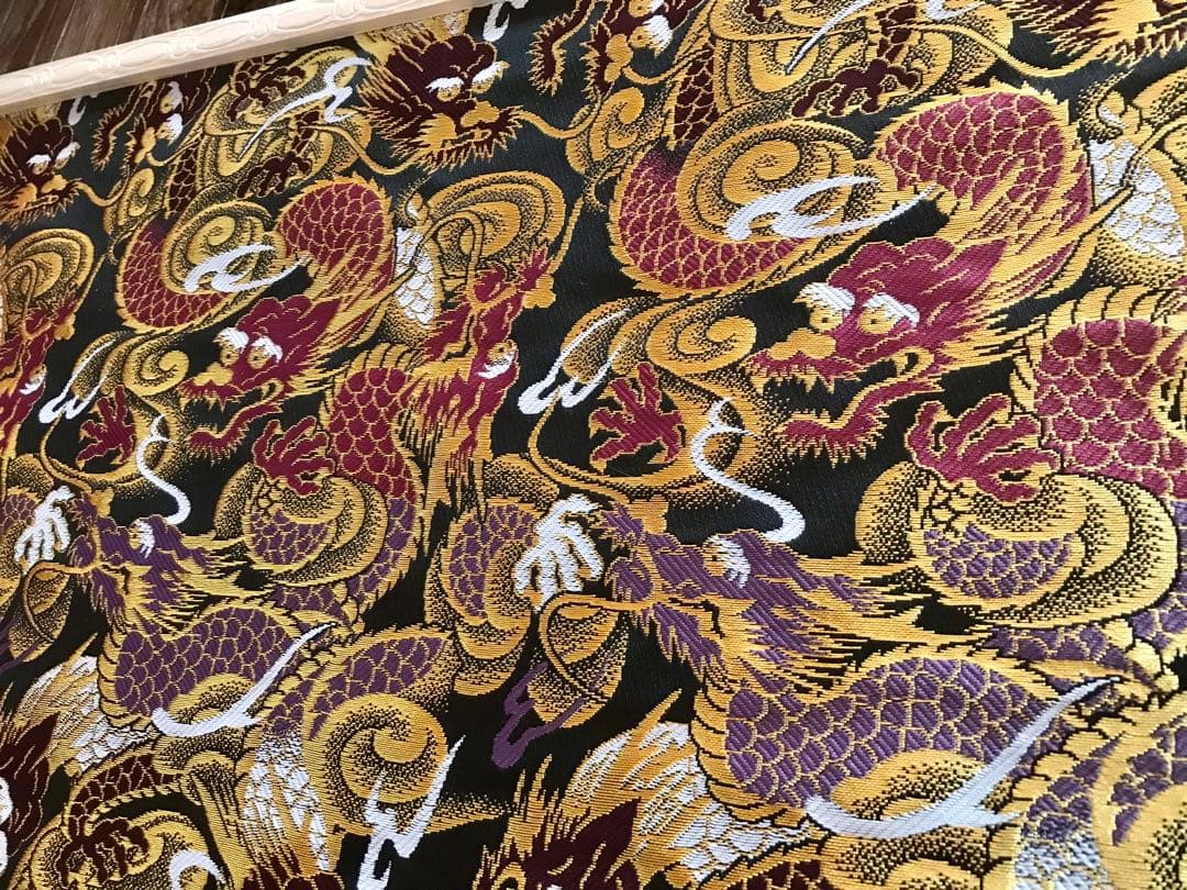 京都　西陣織　龍神　開運　金運　壁掛け