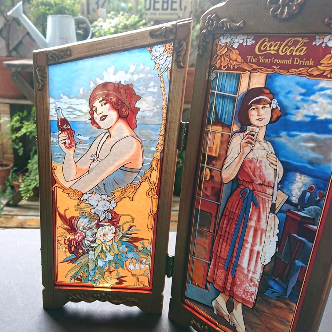 コカコーラ ステンドグラス Four Seasons1923年 グラスマスターズ