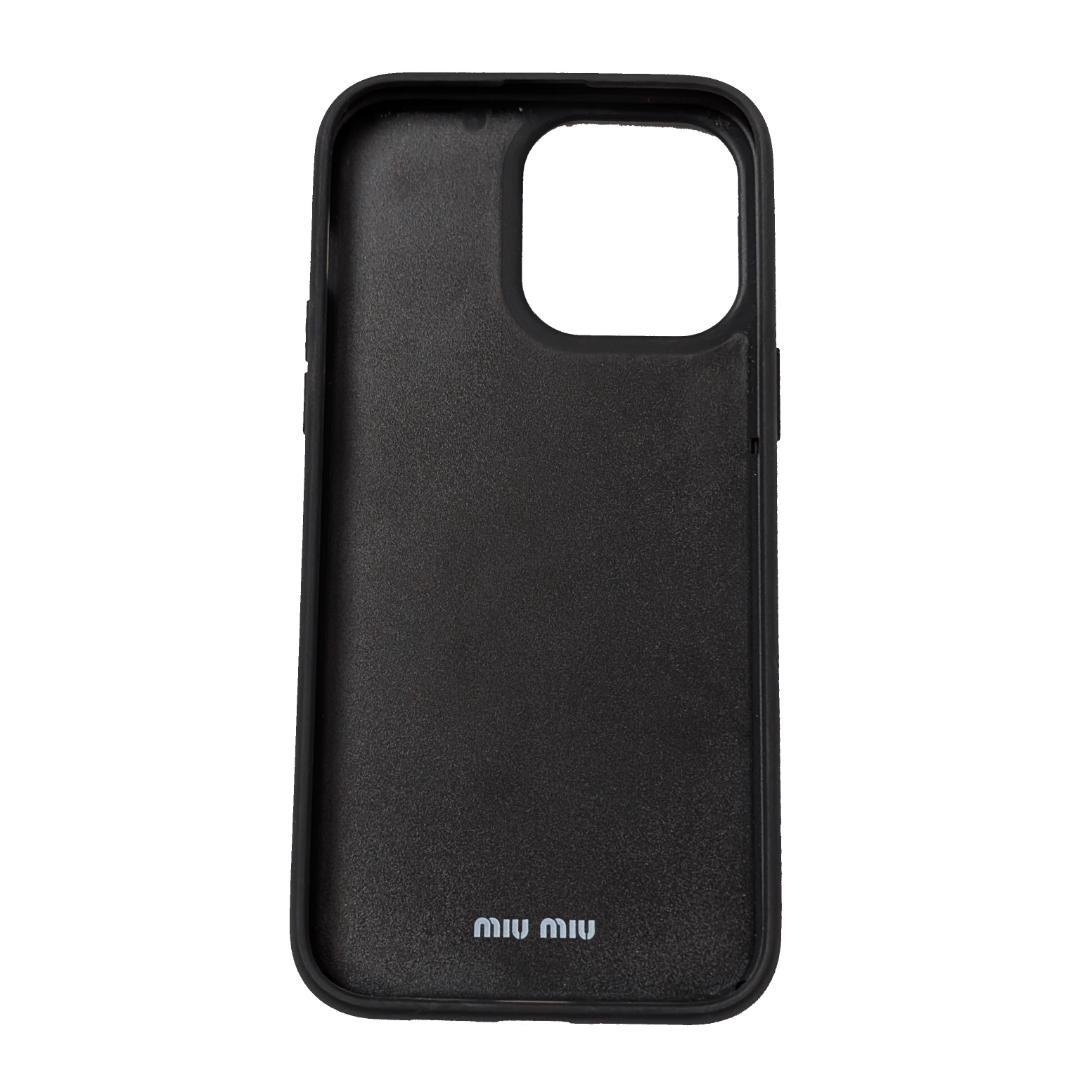 新品 MIU MIU iPhone 14 PRO MAX ケース ミュウミュウ