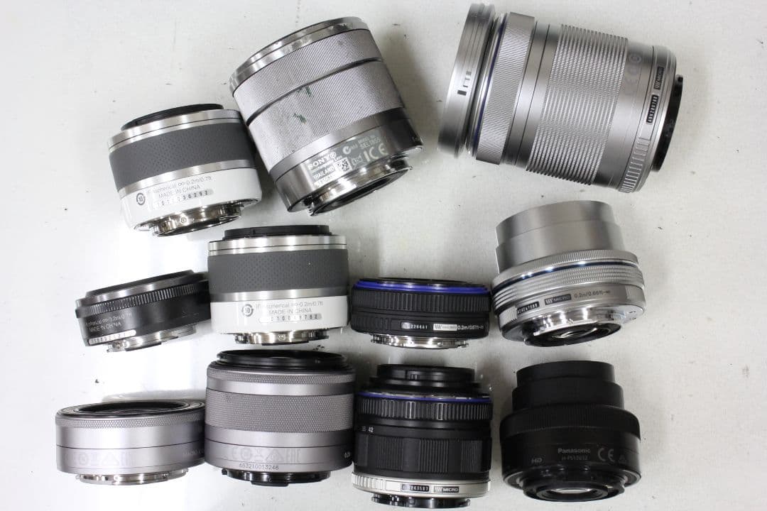 ミラーレス一眼用レンズ 11点 Canon SONY OLYMPUS Nikon