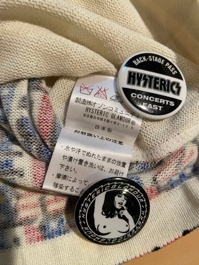 新品　初期　ヒステリックグラマー '90 星条旗　ロゴ　キャミソール　Y2K