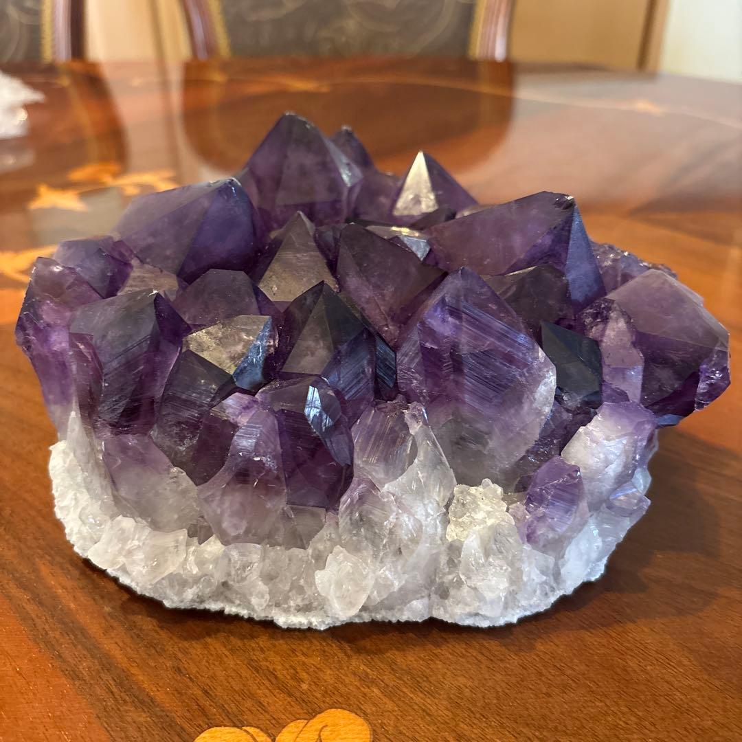 天然石☆新品☆美品☆アメジスト☆大粒クラスター☆大迫力