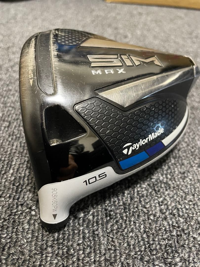 テーラーメイド　SIM MAX ドライバー 10.5°ヘッドのみ レフティ