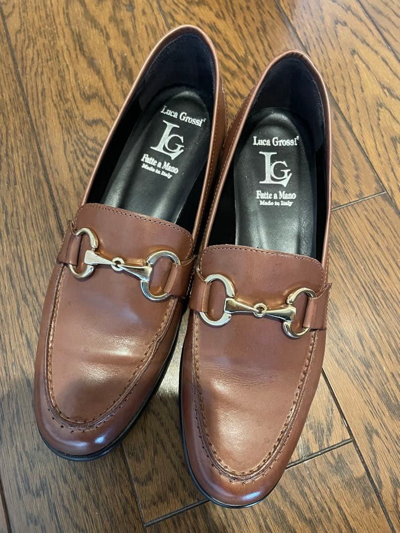 Luca Grossi ブラウンローファー