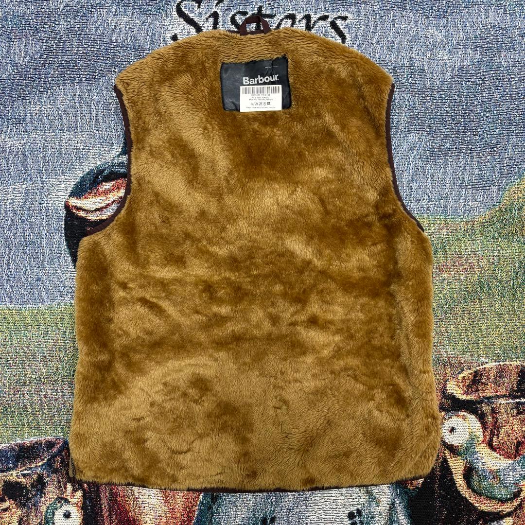 90s〜 Barbour バブアー ボアライナー ジップアップ ベスト