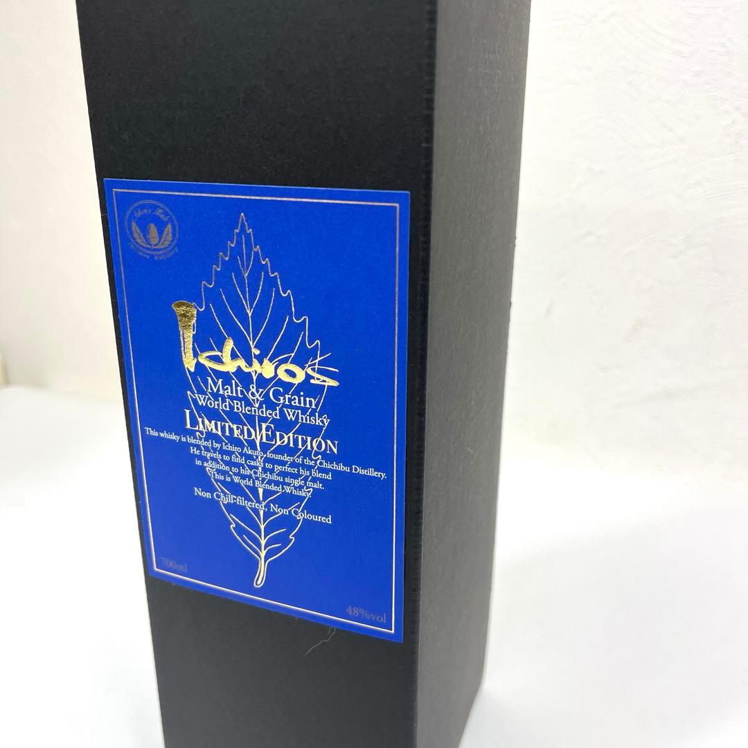 【未開栓】イチローズモルト アンド グレーン　リミテッドエディション　青ラベル