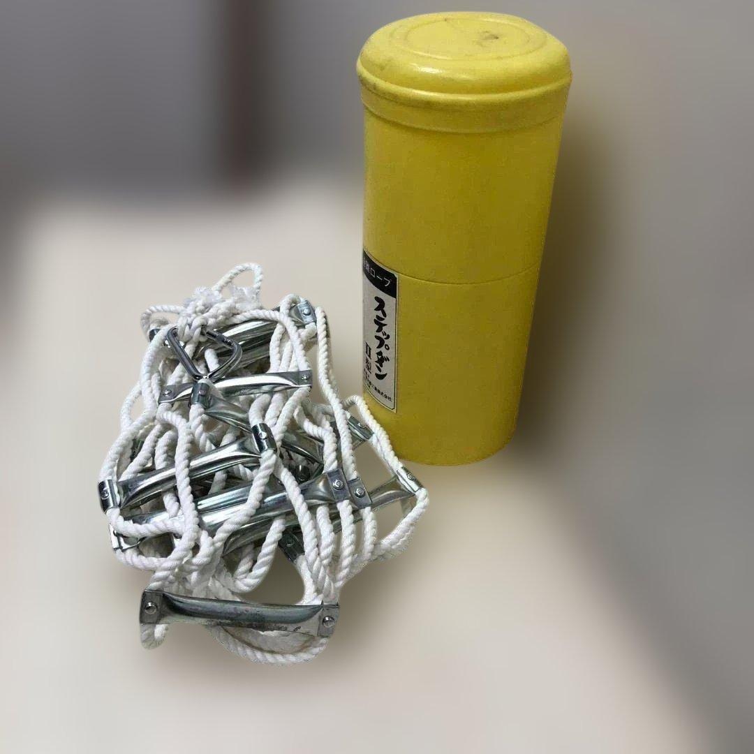 送料無料 避難ロープ はしご ステップダウン II型 約7m 250911-7