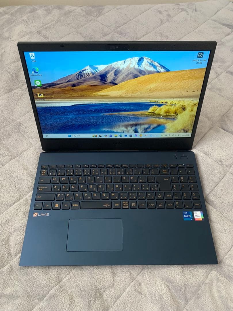 [美品] LAVIE ネイビーノートPC