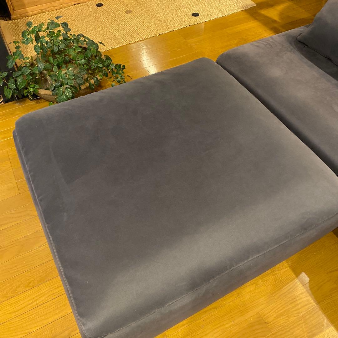 IKEAソーデルハムン　3人掛け　寝椅子　オットマン3点セット