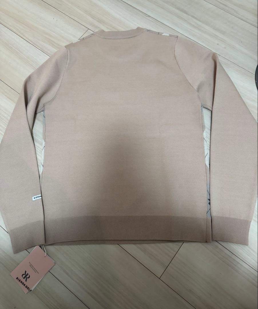 RIENDA GOLF アーガイルジャガードニットトップス