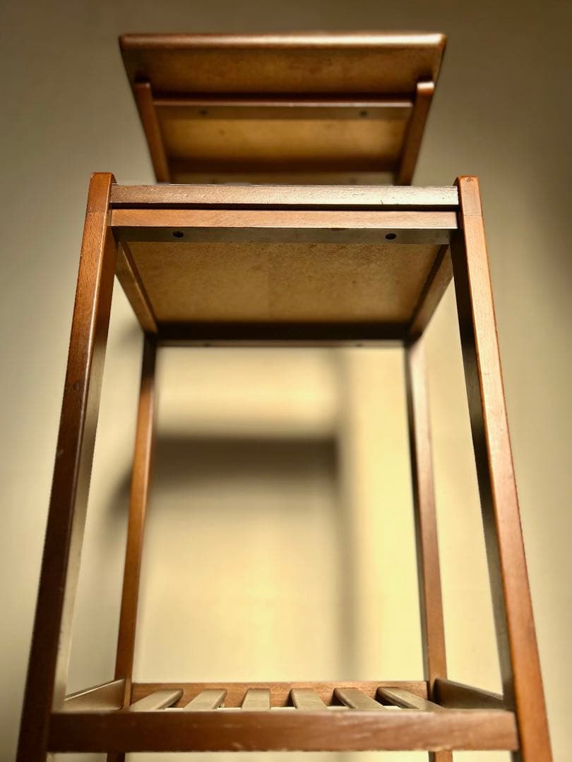 カリモク karimoku サイドテーブル 電話台 昭和レトロ ヴィンテージ