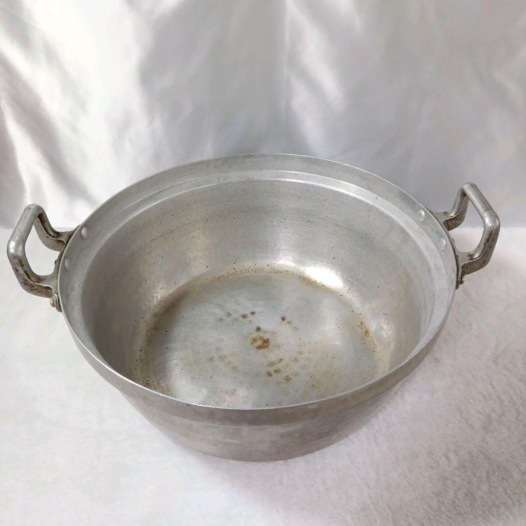 【蔵出し】アルミ鍋 両手鍋 円付鍋 業務用 40cm H16cm 厨房機器