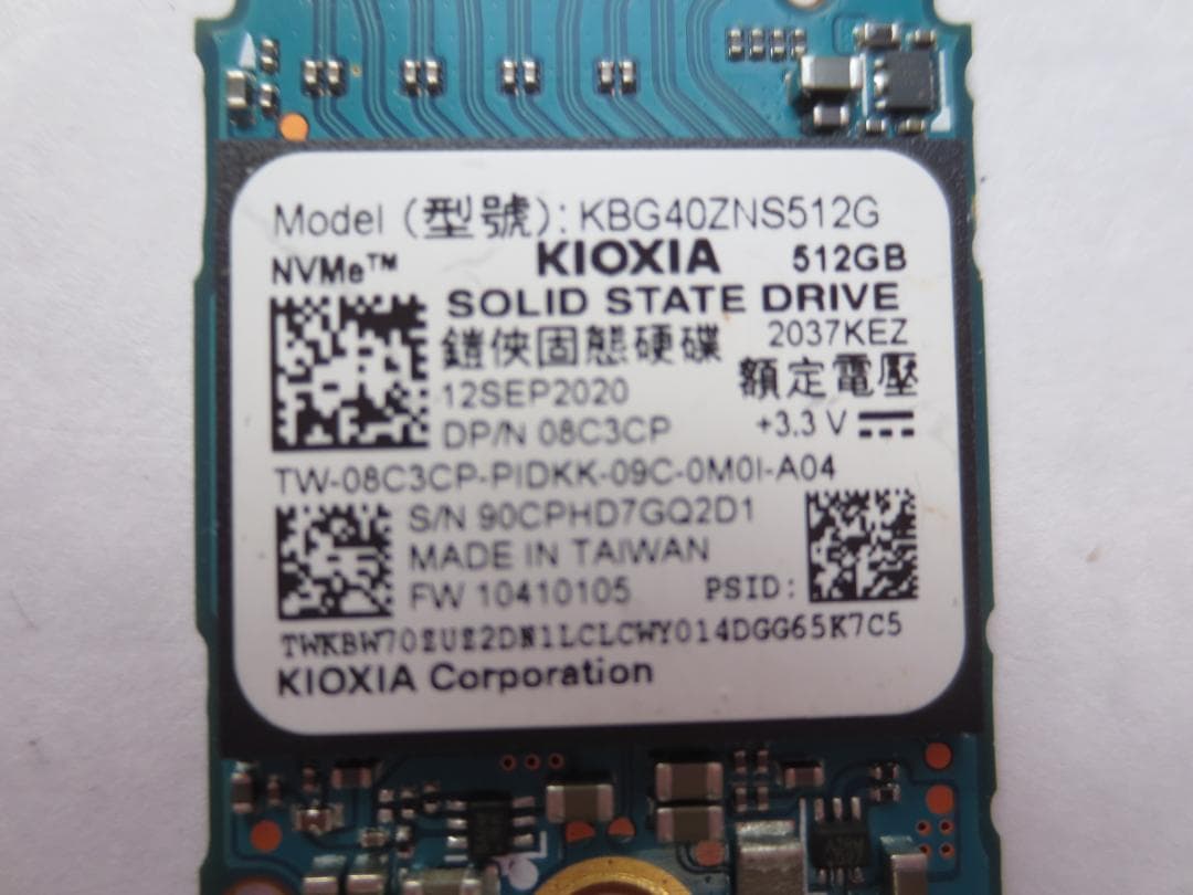 M.2 2230 NVMe SSD 512GB 2枚