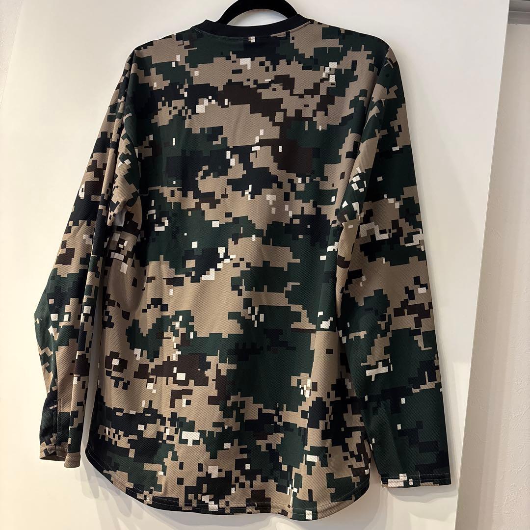 F.C.R.B. 長袖TシャツL ポリエステル カモフラFCRB-192034