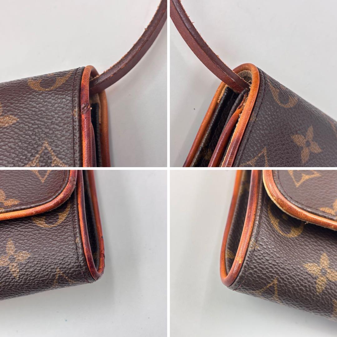 ルイヴィトン M51854 ポシェット ツイン PM ウエストバッグ ポーチ