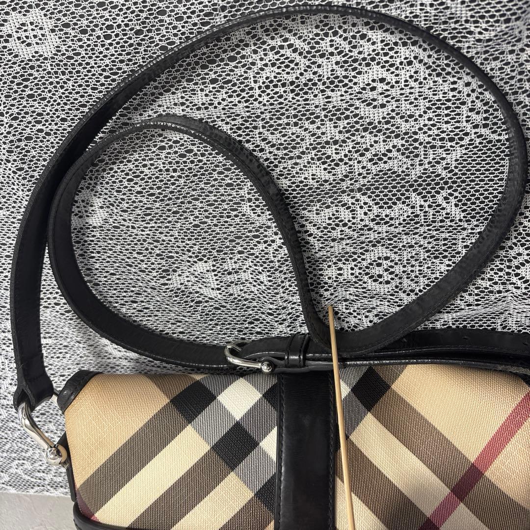 バーバリー Burberryショルダーバッグ ノバチェック PVCメガチェック