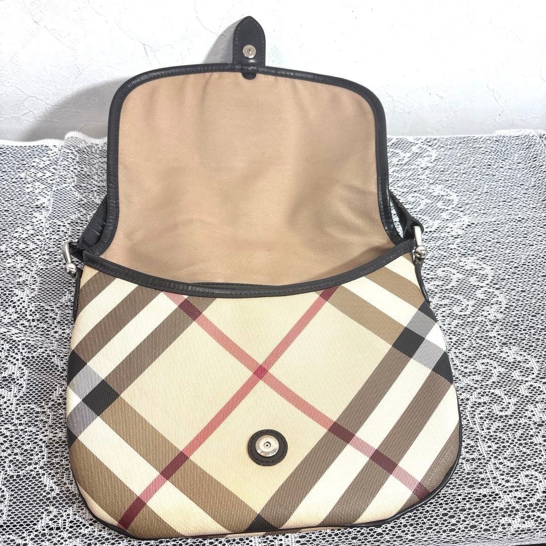 バーバリー Burberryショルダーバッグ ノバチェック PVCメガチェック