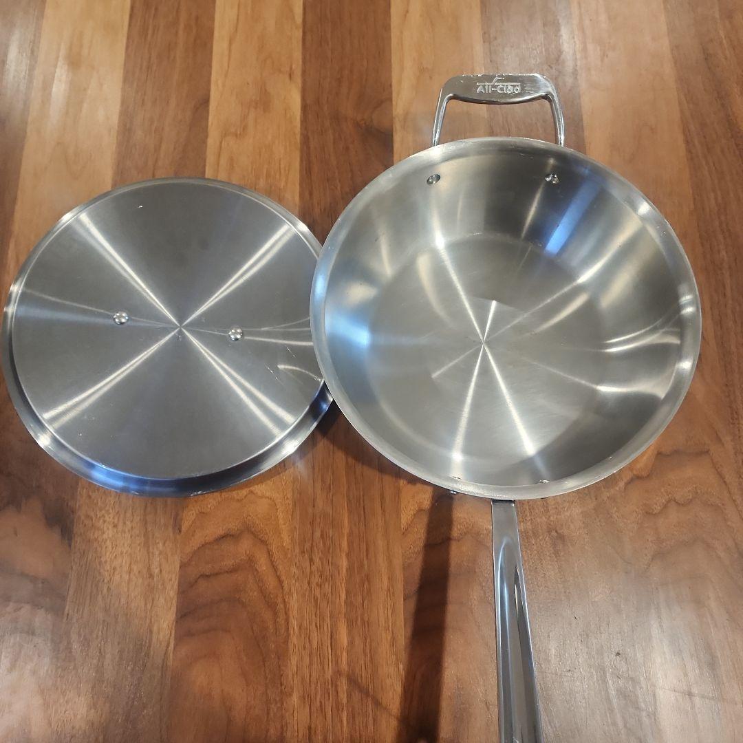 ALL-CLAD D5 5-PLY ２８ センチ ステンレス 蓋付きフライパン