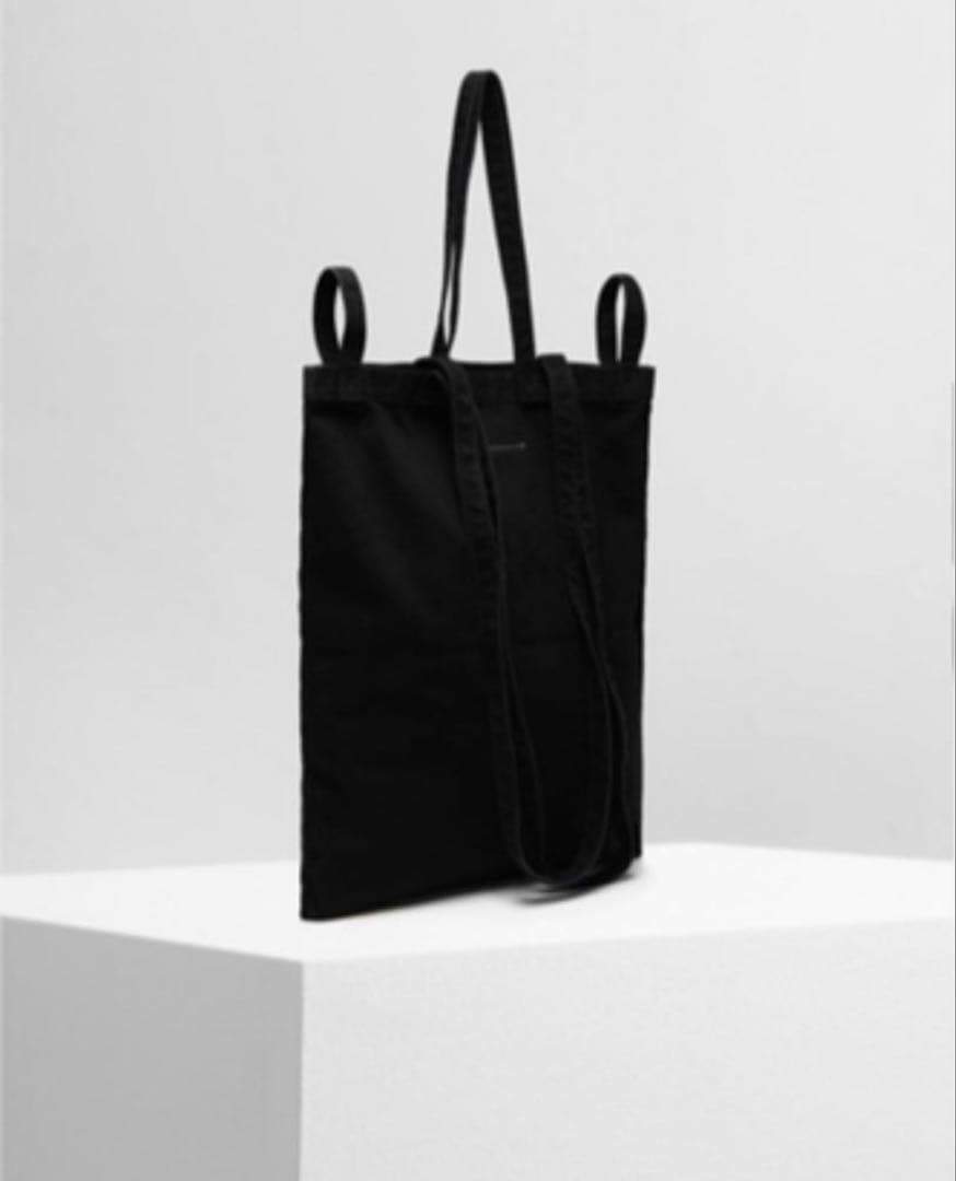 【美品】メゾンマルジェラ エムエムシックス トートバッグ キャンバス ロゴ