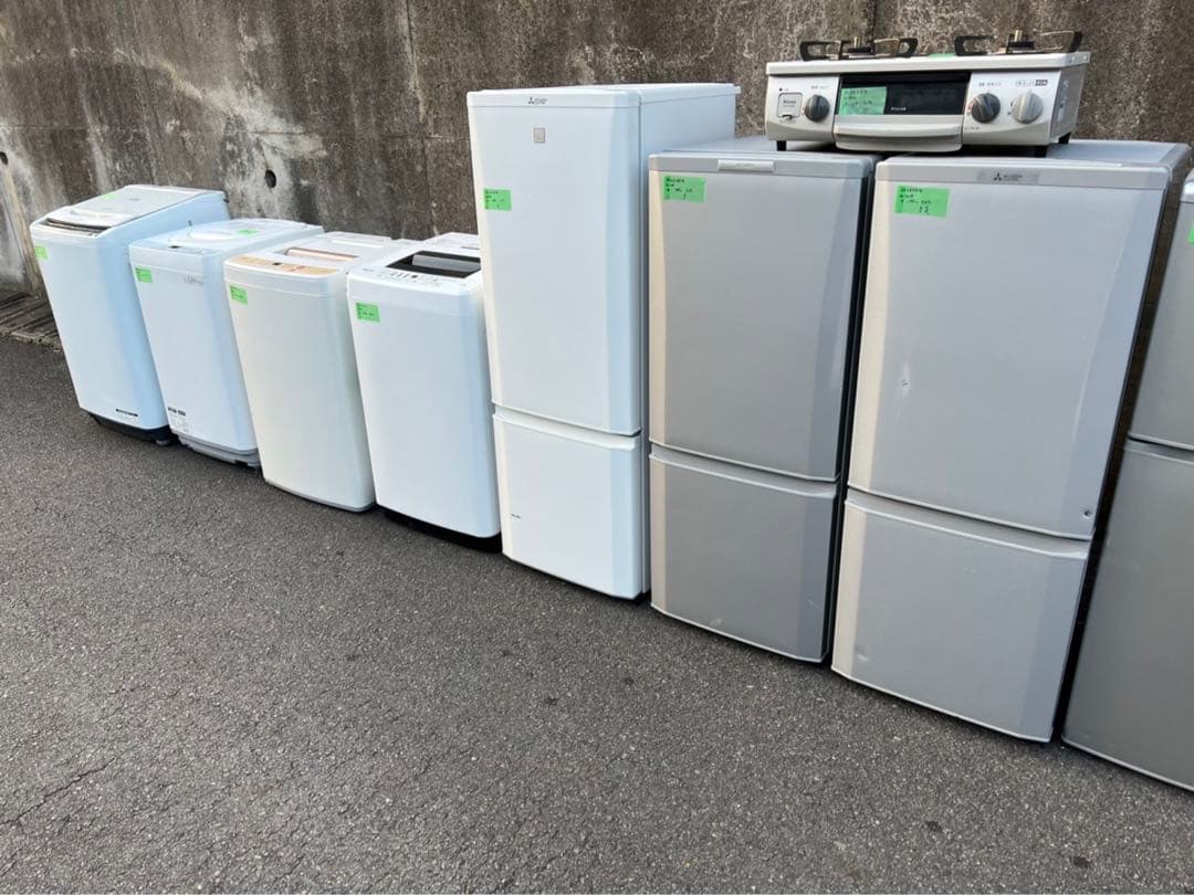 【高年式】お任せ4点セット 一人暮らし用 冷蔵庫、洗濯機、炊飯器、電子レンジ★