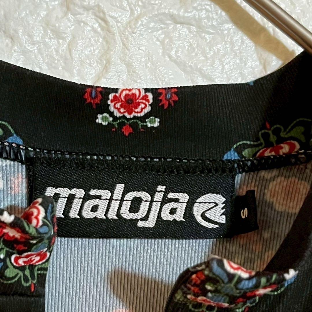 【極美品】maloja マローヤ サイクルジャージ レディースS花柄 刺繍調