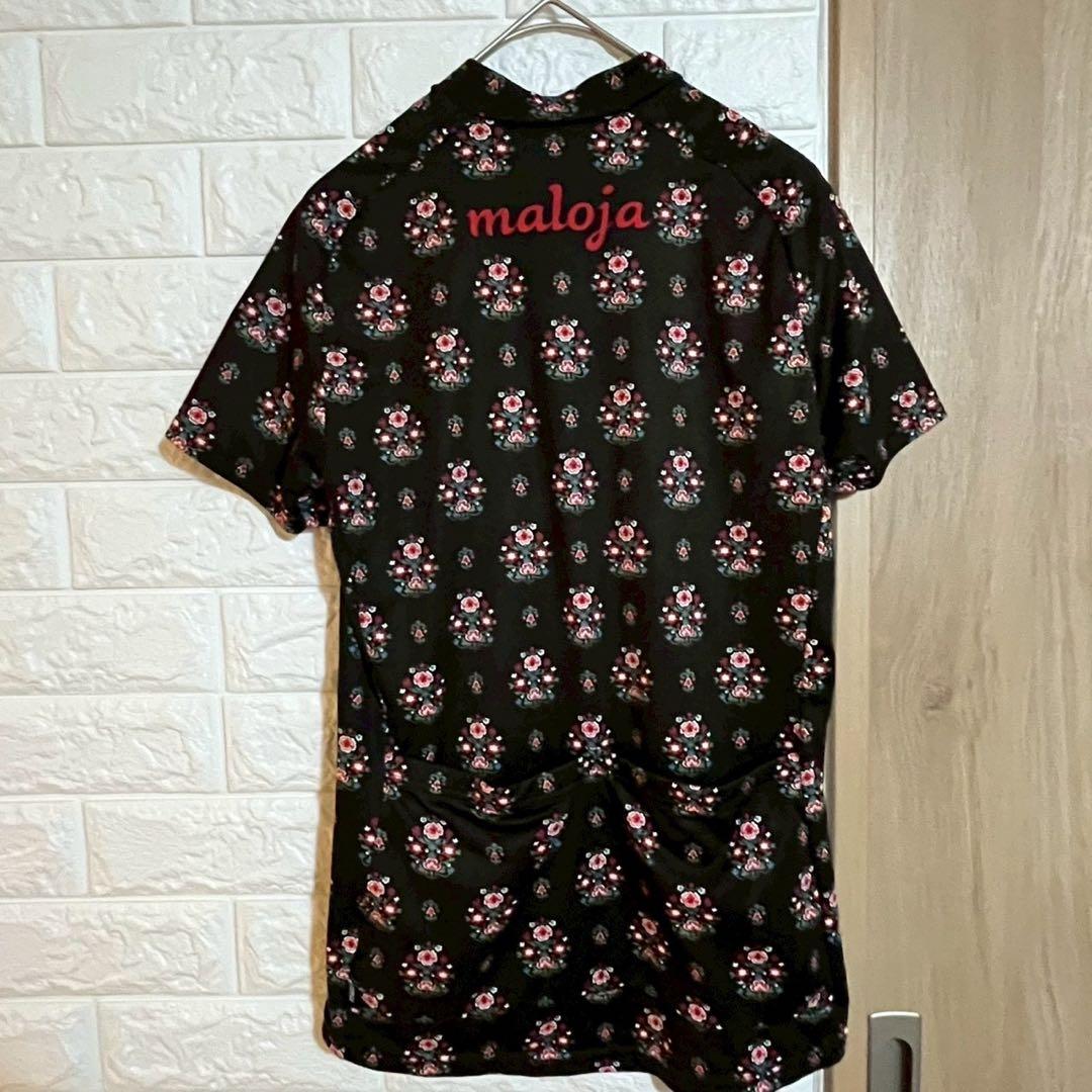 【極美品】maloja マローヤ サイクルジャージ レディースS花柄 刺繍調
