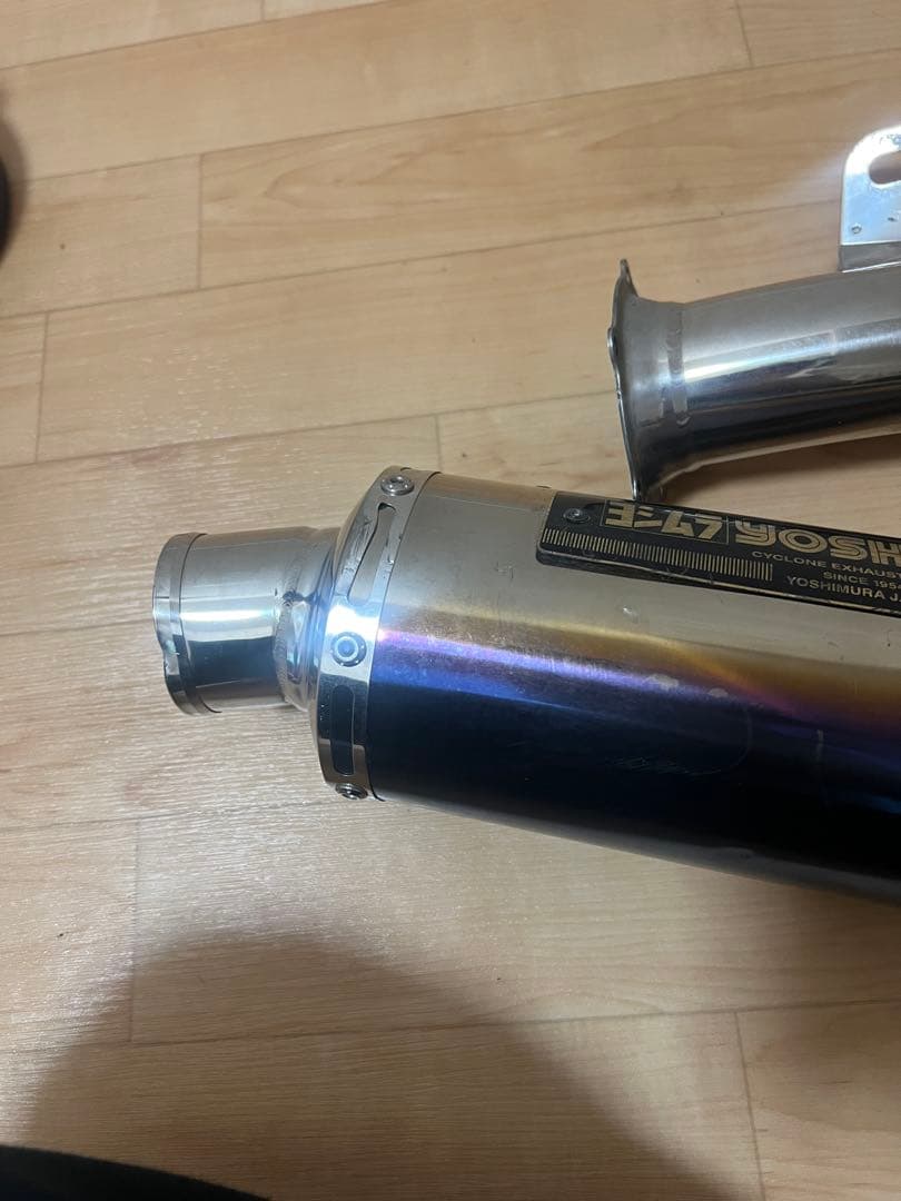 ゼファー400/χ ヨシムラ サイクロン デュープレックス フルエキ　マフラー