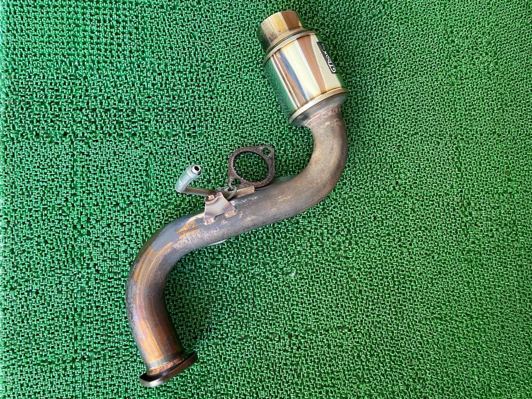 柿本マフラーバモスホビオ ターボ車専用GTBOX サイレンサー付き H41353