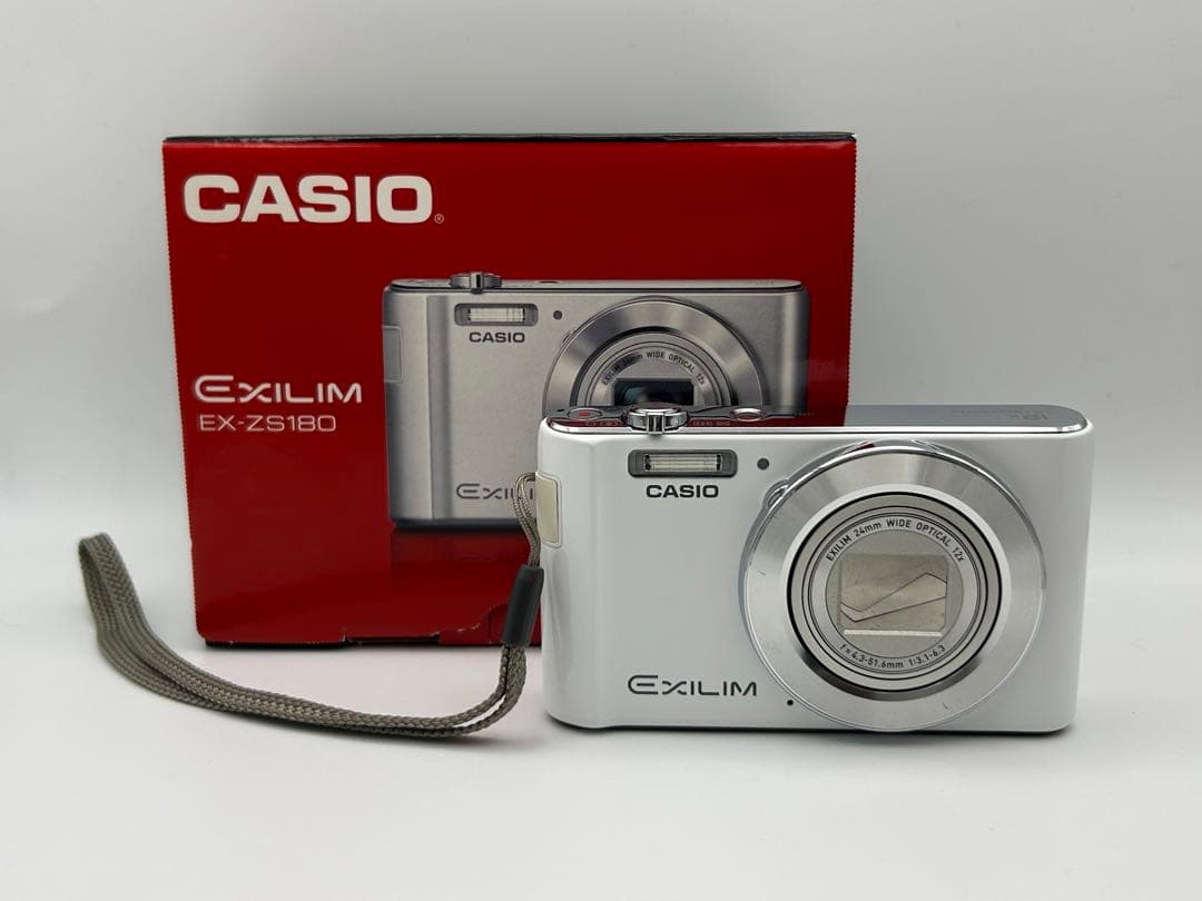 動作品　カシオ EXILIM EX-ZS180 充電器付き　コンデジ
