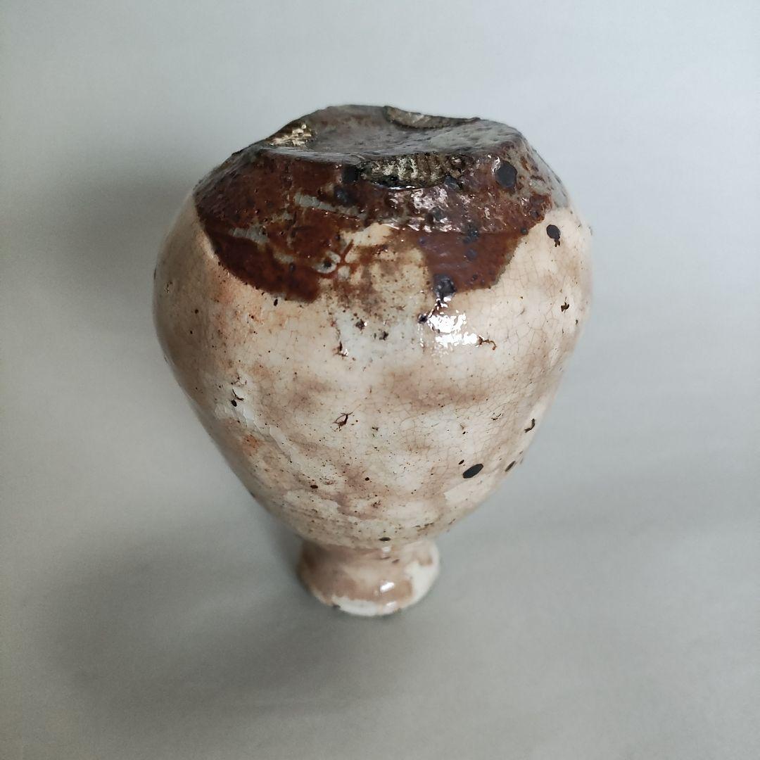 中川自然坊　粉引唐津徳利　唐津焼