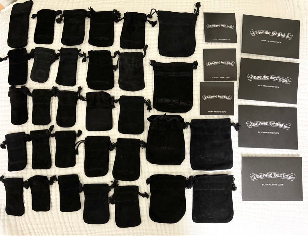 クロムハーツ　革袋31点　ポリッシュ7点
