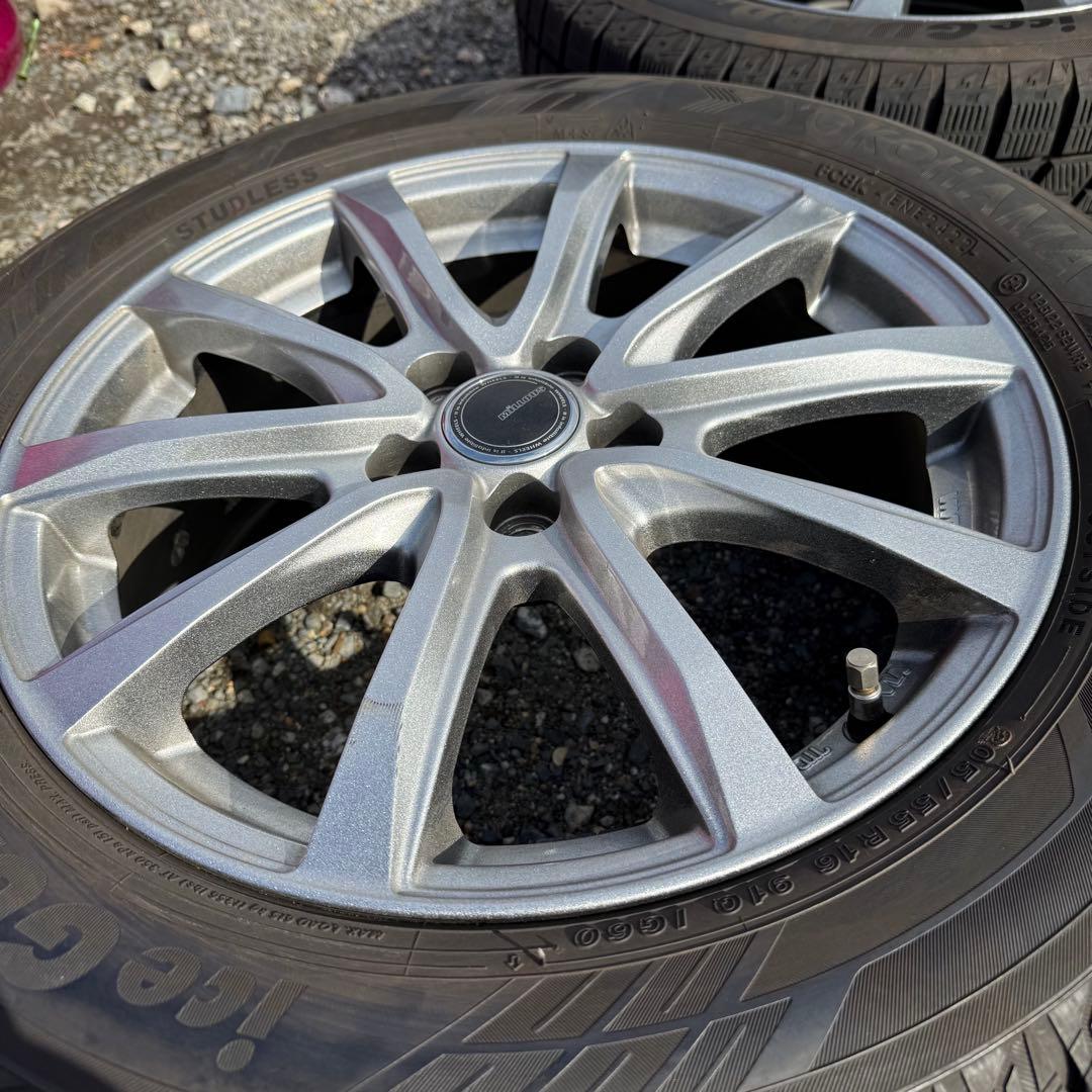 16インチ 溝多傷少205/55r16 2022年 スタッドレス ノアカローラ等