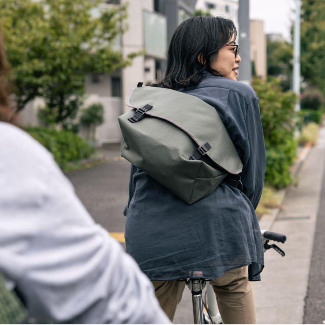 ブルーラグ　メッセンジャーバッグ　ハーフ　ターコイズ+リフレクター